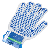 @guantilla puntos pvc doble negro/azul lukan